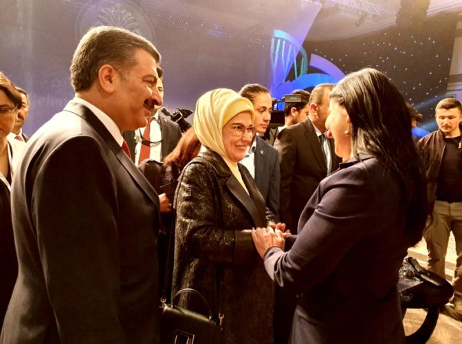 Sorina Pintea întâlnire cu Sayin Maine Erdogan, prima doamnă a Republicii Turcia