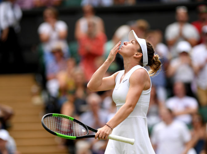 Simona Halep, ce fericire! Prima data finalistă la Wimbledon!