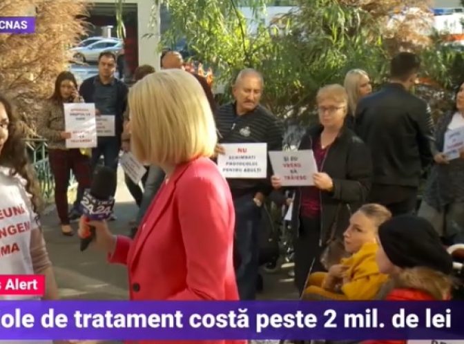 BREAKING Protest în fața CNAS: Acuzații GRAVE la adresa conducerii/ VIDEO