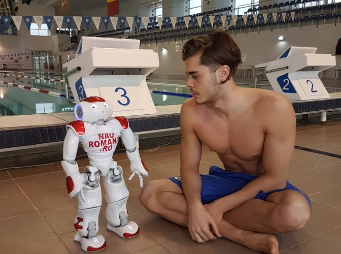 Robert Glință, speranţa României pentru medalie olimpică la înot, se pregătește pentru Tokyo…cu un robot!