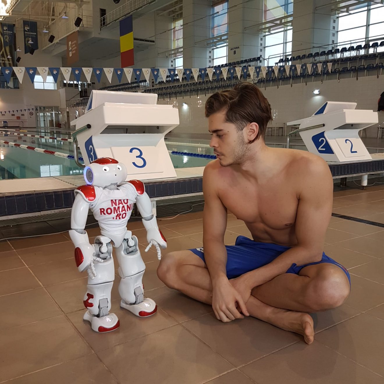 Robert Glință, speranţa României pentru medalie olimpică la înot, se pregătește pentru Tokyo…cu un robot!