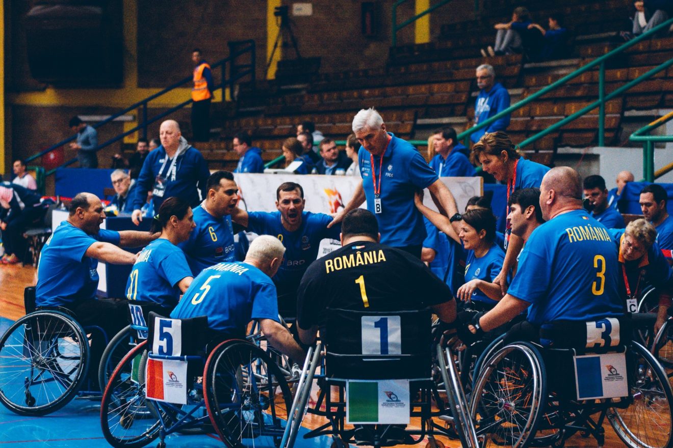 „Tricolorii” în scaun rulant, locul 6 la European!