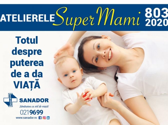 Atelierele SuperMami. Surpriza de 8 Martie pentru viitoarele mămici