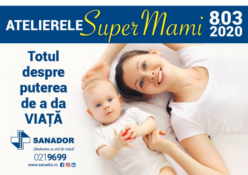 Atelierele SuperMami. Surpriza de 8 Martie pentru viitoarele mămici