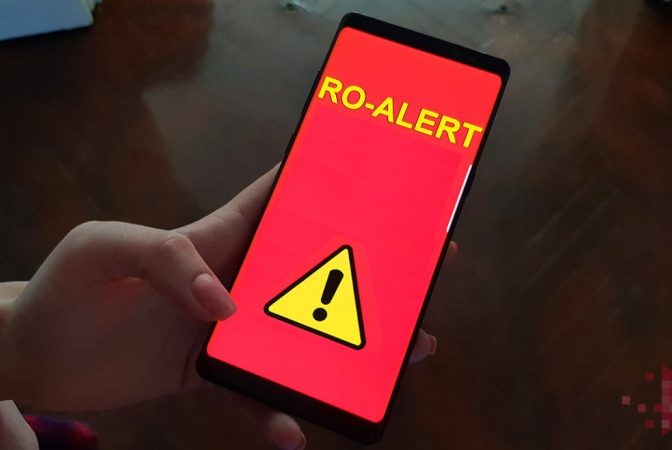 A fost activat sistemul RO-ALERT de tip ALERTĂ EXTREMĂ în cazul COVID-19: RĂMÂNEȚI în casă!